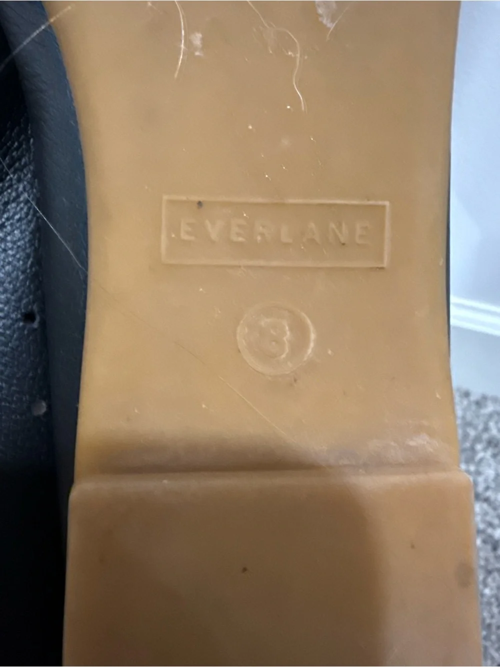 Everlane The Day Glove black leather ballet flats, size 8 - Picture 14 of 14